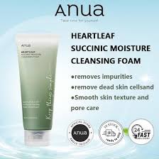 Anua Heartleaf Succinic Moisture Cleansing Foam 150 ML