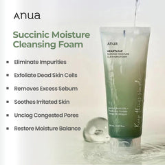 Anua Heartleaf Succinic Moisture Cleansing Foam 150 ML