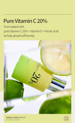Anua Green Lemon Vita C Blemish Serum 20g - Makeup Stash Pakistan