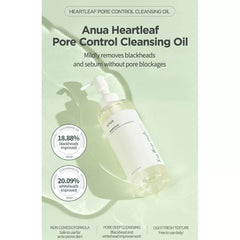 Anua  Heartleaf Pore Control Cleansing Oil 200 ML - Makeup Stash Pakistan