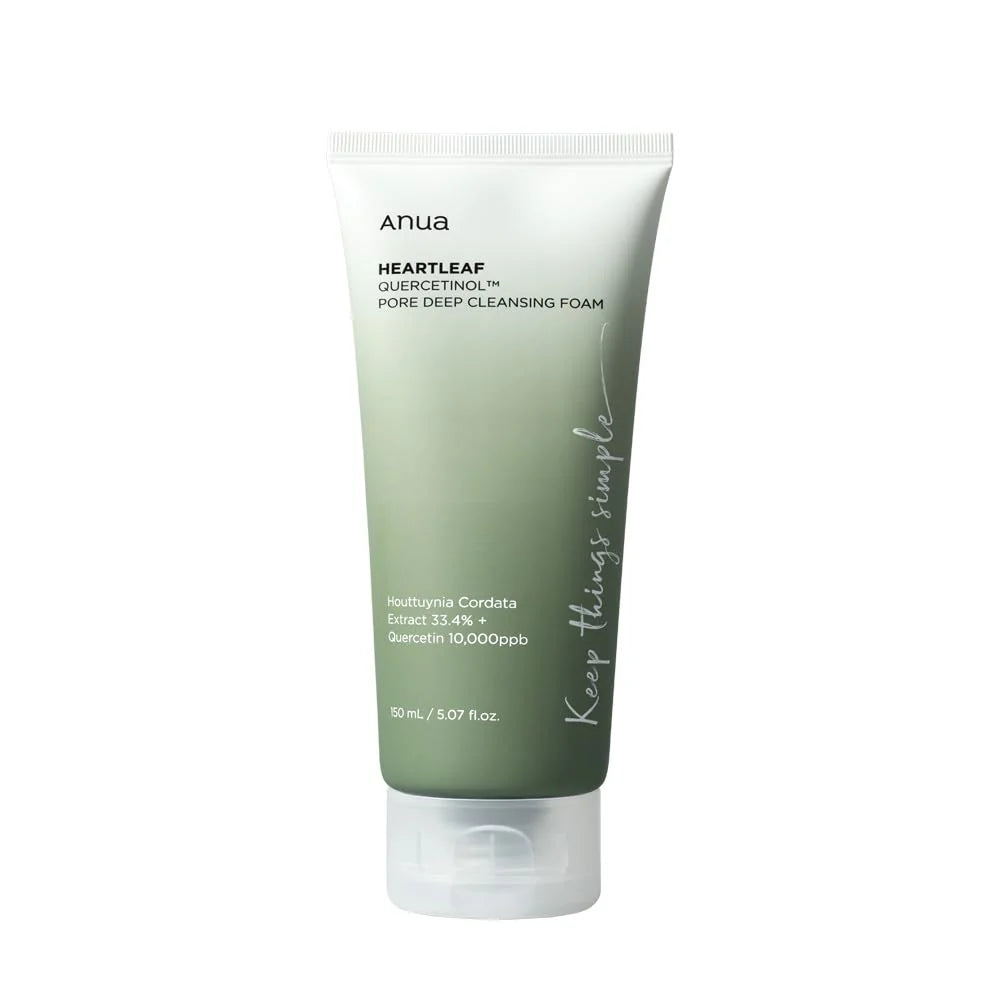 Anua Heartleaf Quercetinol Pore Deep Cleansing Foam - Makeup Stash Pakistan