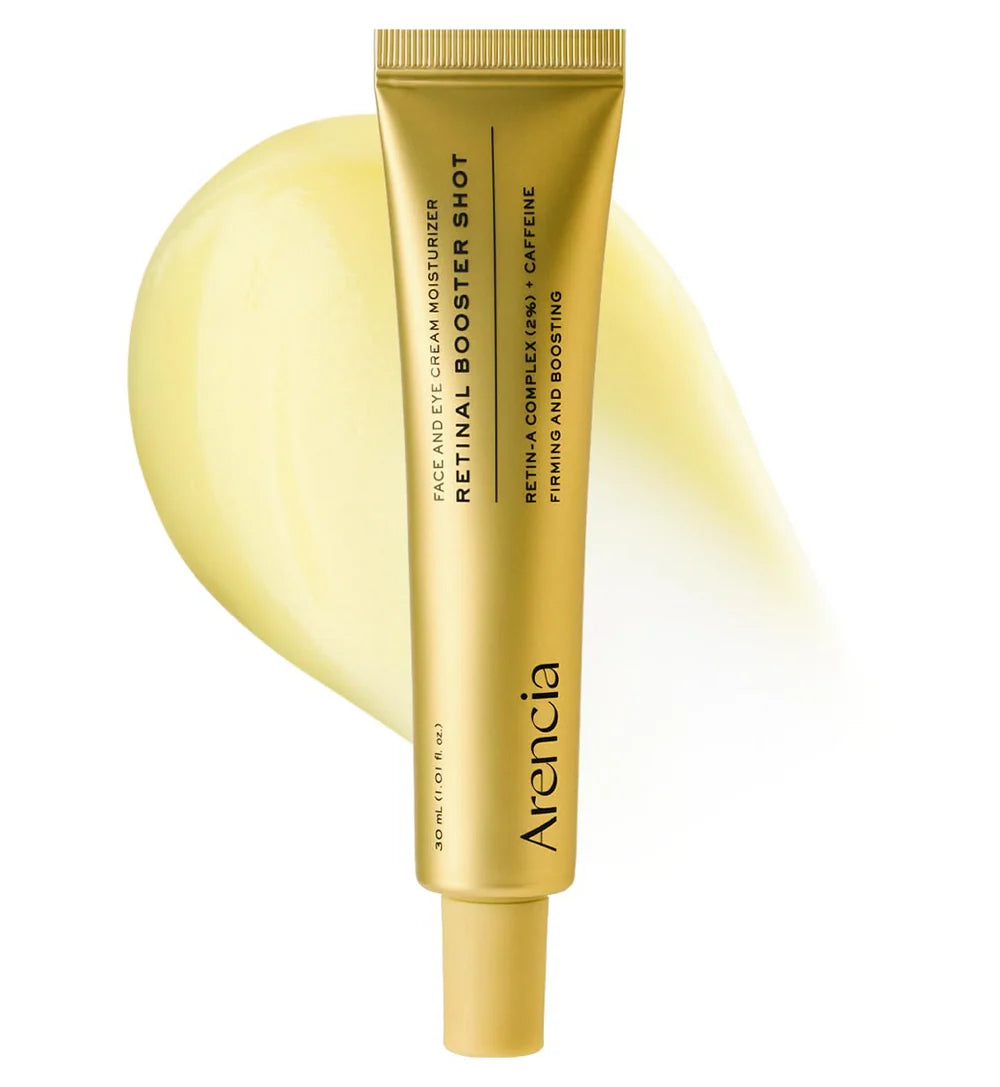 arencia retinal booster shot, arencia retinal cream, arencia moisturizer, retinal face cream, retinal eye cream, anti aging moisturizer, korean skincare, korean retinal cream, retinaldehyde cream, wrinkle repair cream, fine lines treatment, firming face cream, niacinamide moisturizer, peptide moisturizer - Makeupstashpk