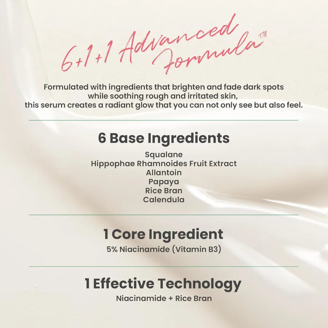5% Niacinamide , Mini Brightening Serum ,  Dark Spot , Glow Serum , Makeupstashpk
