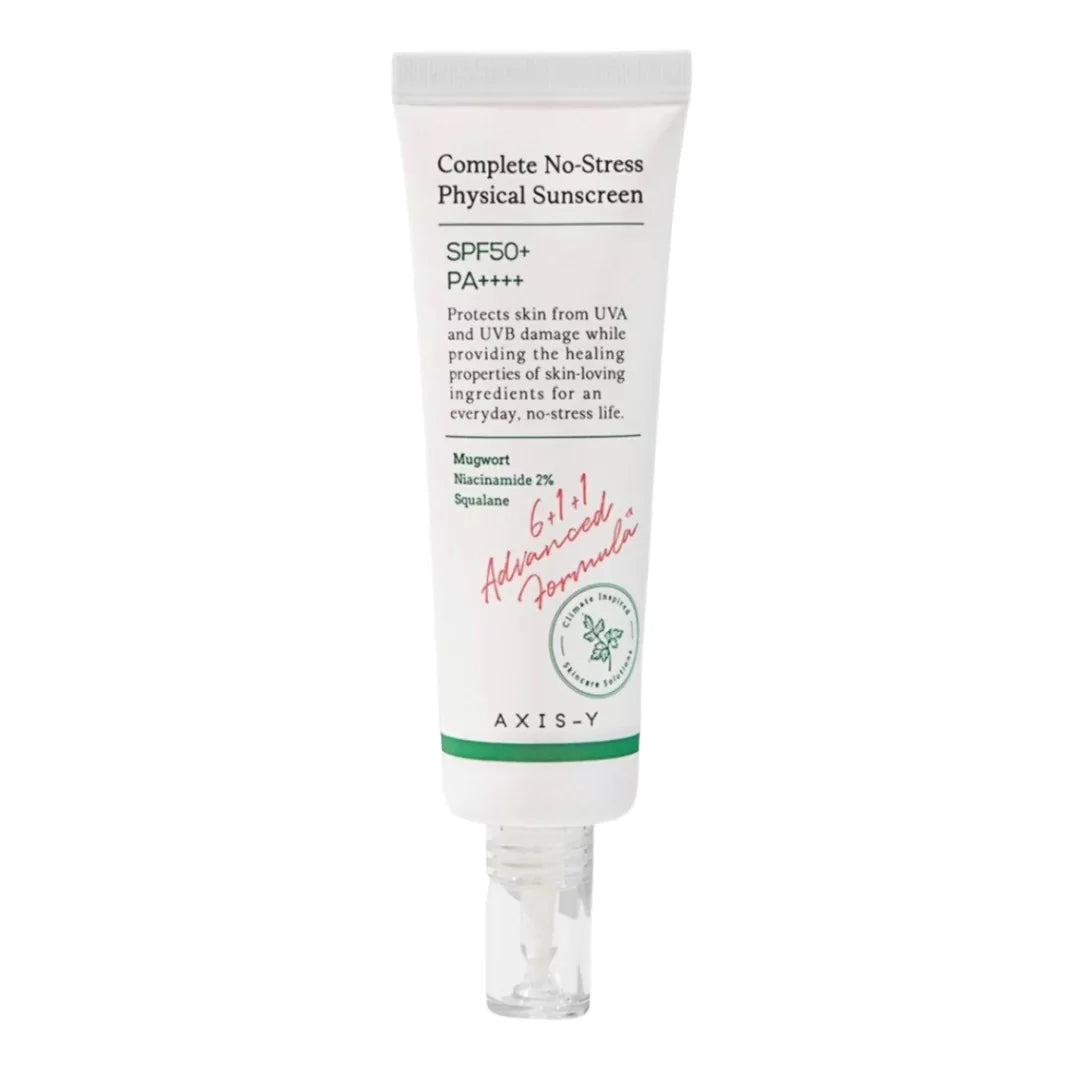 Axis Y Complete No Stress Physical Sunscreen 50 ML - Makeup Stash Pakistan