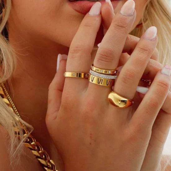 Roman Ring,Elegant,Vintage,Jewelry,RIngs,Makeup Stash Pakistan