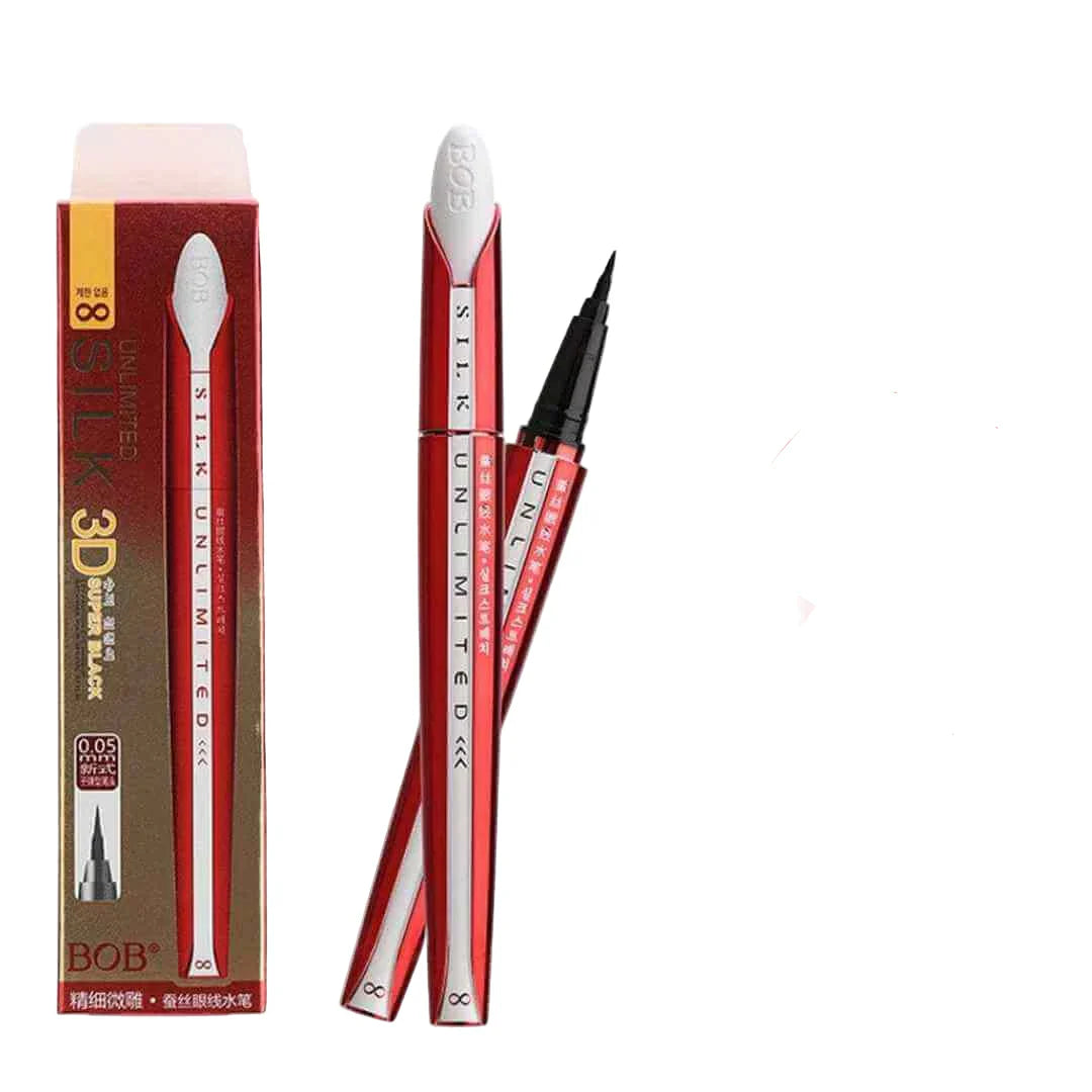 BOB Silk Unlimited Eyeliner Gel Pen 3D Super Black – Waterproof Long-Lasting Eye Liner