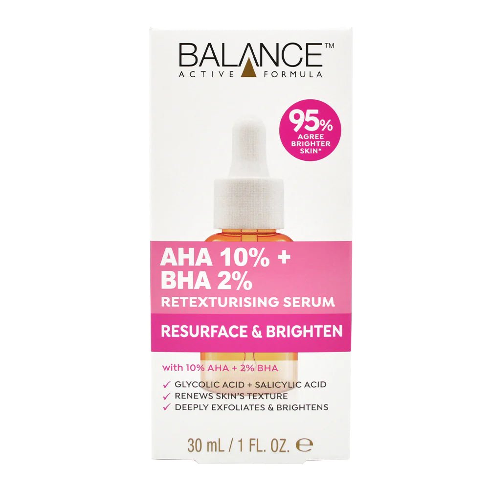 Balance AHA 10% BHA 2% Balance & Brightening Serum - Makeup Stash Pakistan