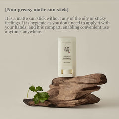 Beauty Of Joseon Matte Sun Stick: Mugwort+Camelia SP50++ 18g - Makeup Stash Pakistan