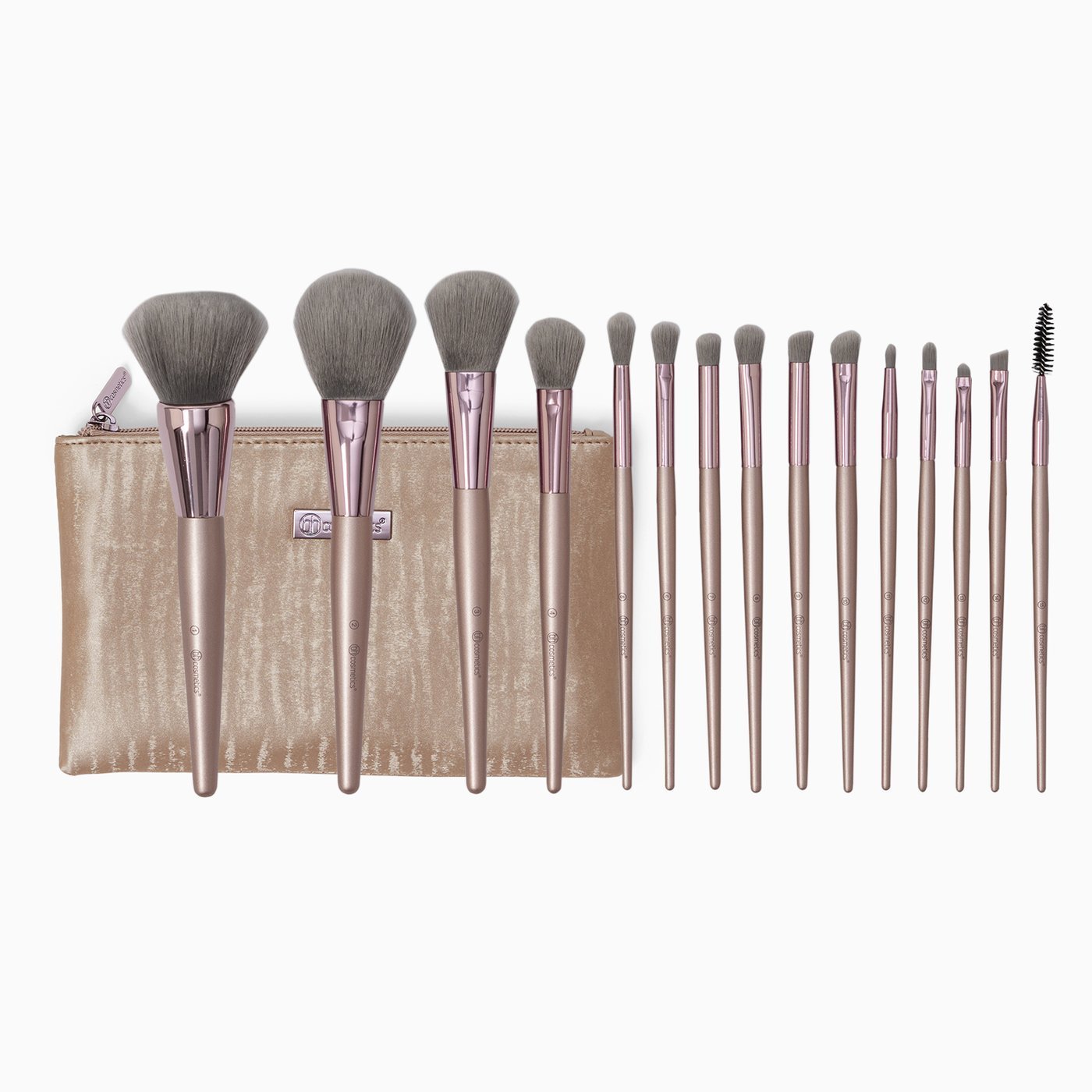 Bhcosmetics Lavish Elegance 15 Piece Brush Set - Makeup Stash Pakistan