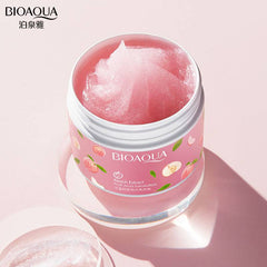 Bioaqua Peach Extract Fruit Acid Exfoliating Face Gel Cream – Gentle AHA Peeling & Brightening Moisturizer