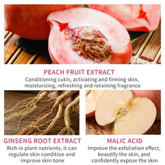Bioaqua Peach Extract Fruit Acid Exfoliating Face Gel Cream – Gentle AHA Peeling & Brightening Moisturizer