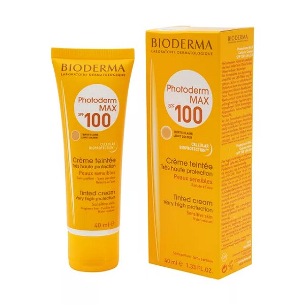 Bioderma Photoderm Max SPF 100 Tinted Suncream For Sensitive Skin - Makeup Stash Pakistan