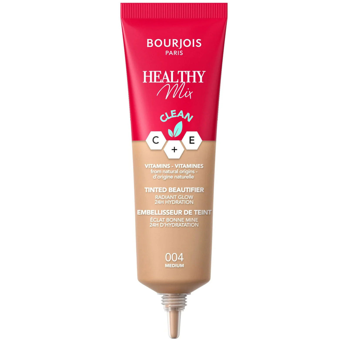 Bourjois Healthy Mix Tinted Beautifier Foundation 30Ml - 004 Medium - Makeup Stash Pakistan