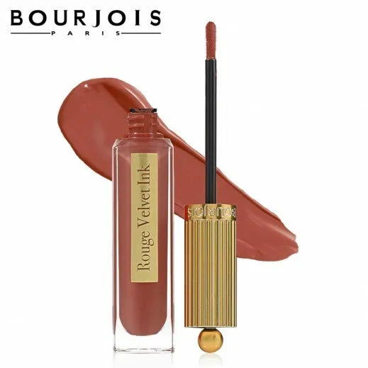 velvet ink, bourjois lipstick 18, all about brown lipstick, liquid matte lipstick, long lasting lipstick, brown matte lipstick, bourjois pakistan, velvet ink lipstick, transfer proof lipstick, high pigment lip color, matte liquid lip- Makeup Stash Pakistan