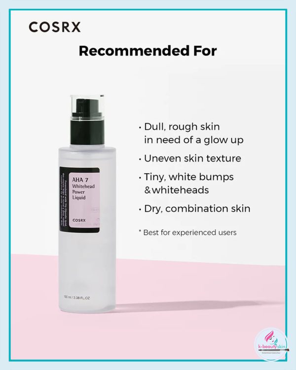 COSRX AHA 7 Whitehead Power Liquid 100 ML - Makeup Stash Pakistan