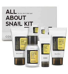 snail mucin skincare, korean skincare cosrx, cosrx snail essence set, acne scar treatment skincare, hydrating skincare kit, k beauty skincare set, snail mucin products, sensitive skin skincare kit - Makeup Stash Pakistan