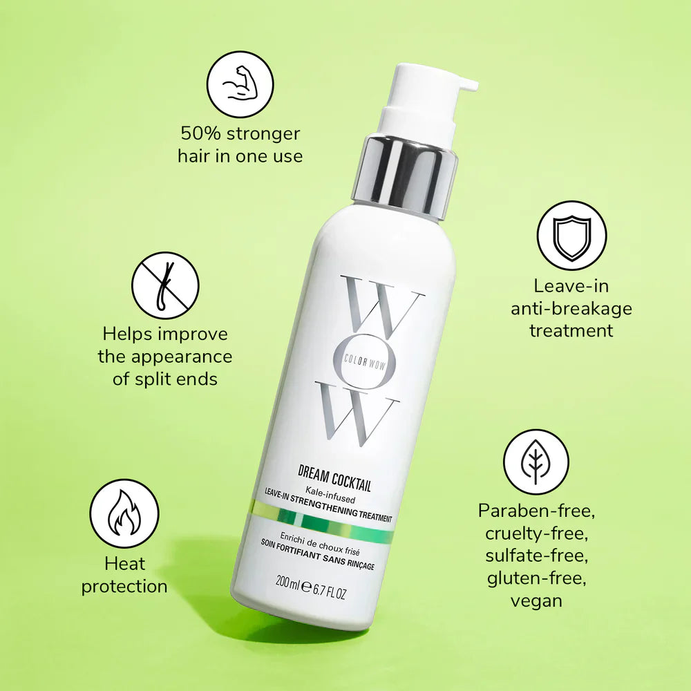 Color Wow,Frizz-fighting,Smooth,Shinny,Heat Protection,Protected hair,Makeupstashpk