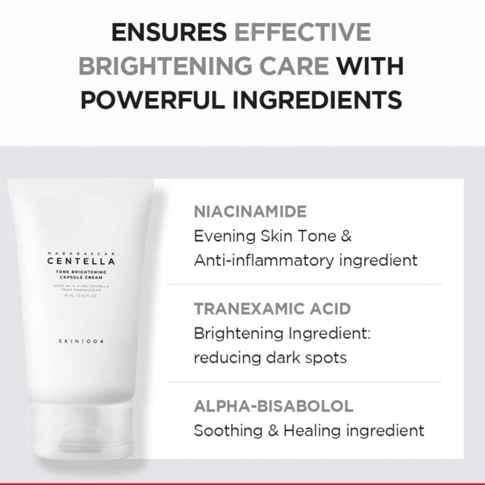 Skin1004 - Madagascar Centella Tone Brightening Capsule Cream 75ml - Makeup Stash Pakistan
