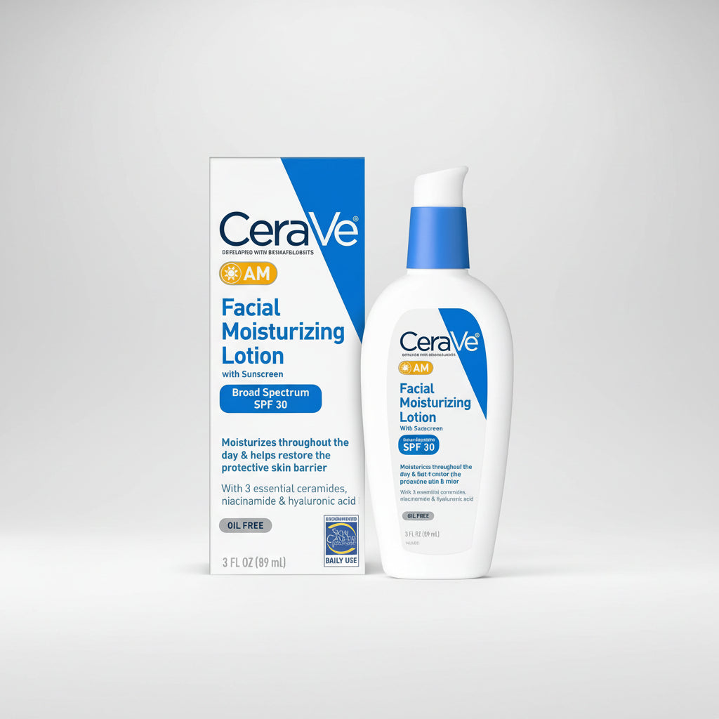 cerave spf 30, cerave sunscreen Pakistan, facial moisturizer with spf, daily sunscreen lotion,hydrating sunscreen, ceramide moisturizer spf, niacinamide moisturizer, lightweight sunscreen, fragrance free sunscreen - Makeupstashpk