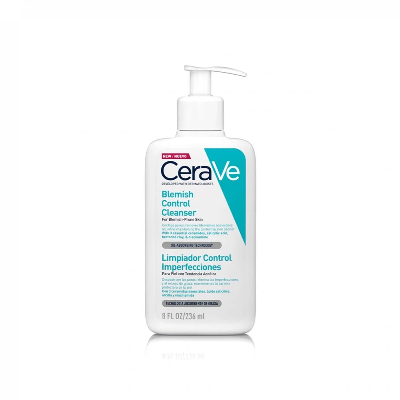 Blemish Control Cleanser, Salicylic Acid ,Face Was,Acne-Prone & Oily Skin , Ceramides & Niacinamide- Makeup Stash Pakistan