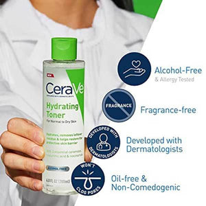 Facial Toner , Hydrating Toner , Alcohol-Free , Moisturizing Toner , Dry  Skin , Sensitive Skin , Skincare products , Makeupstashpk