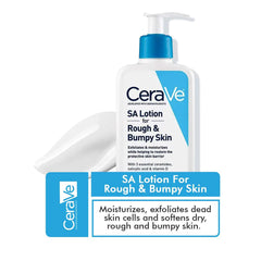 CeraVe SA Lotion for Rough & Bumpy Skin 237ml – Salicylic Acid Moisturizer with Ceramides & Hyaluronic Acid