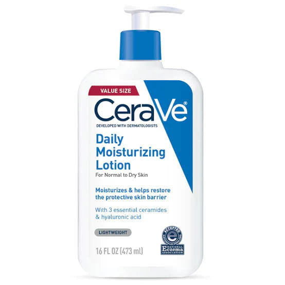 Cerave Daily Moisturing Lotion Normal To Dry Skin - Oil-Free Moisturizer With Hyaluronic Acid - Makeup Stash Pakistan