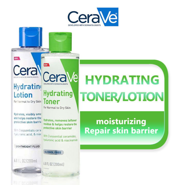 Cerave Hydrating Toner + Lotion Bundle - Makeup Stash Pakistan