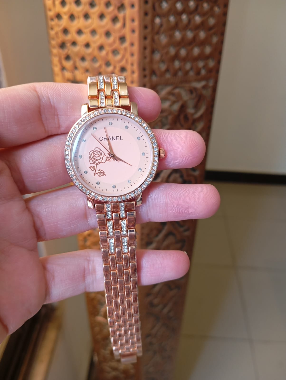 Chanel Everyday Wear Watch-Golden - Makeup Stash Pakistan