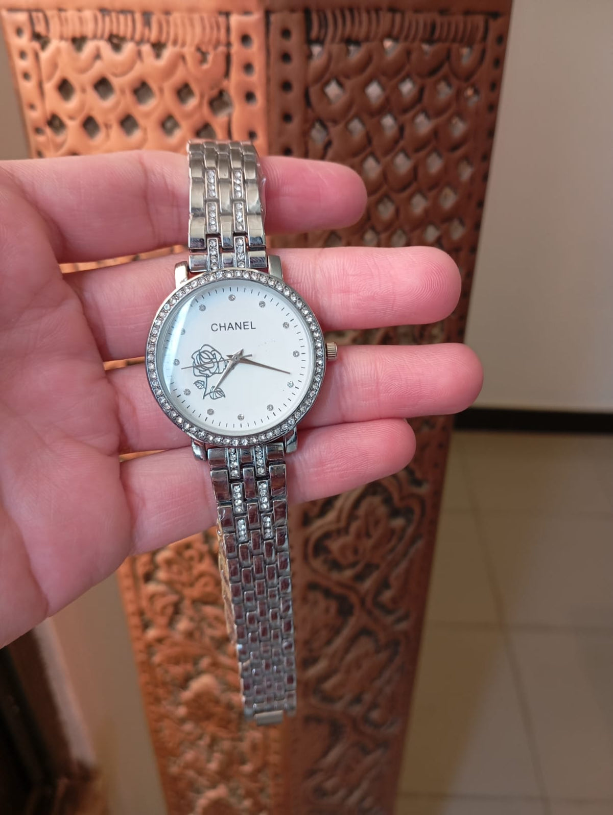 Chanel Everyday Wear Watch-Silver - Makeup Stash Pakistan