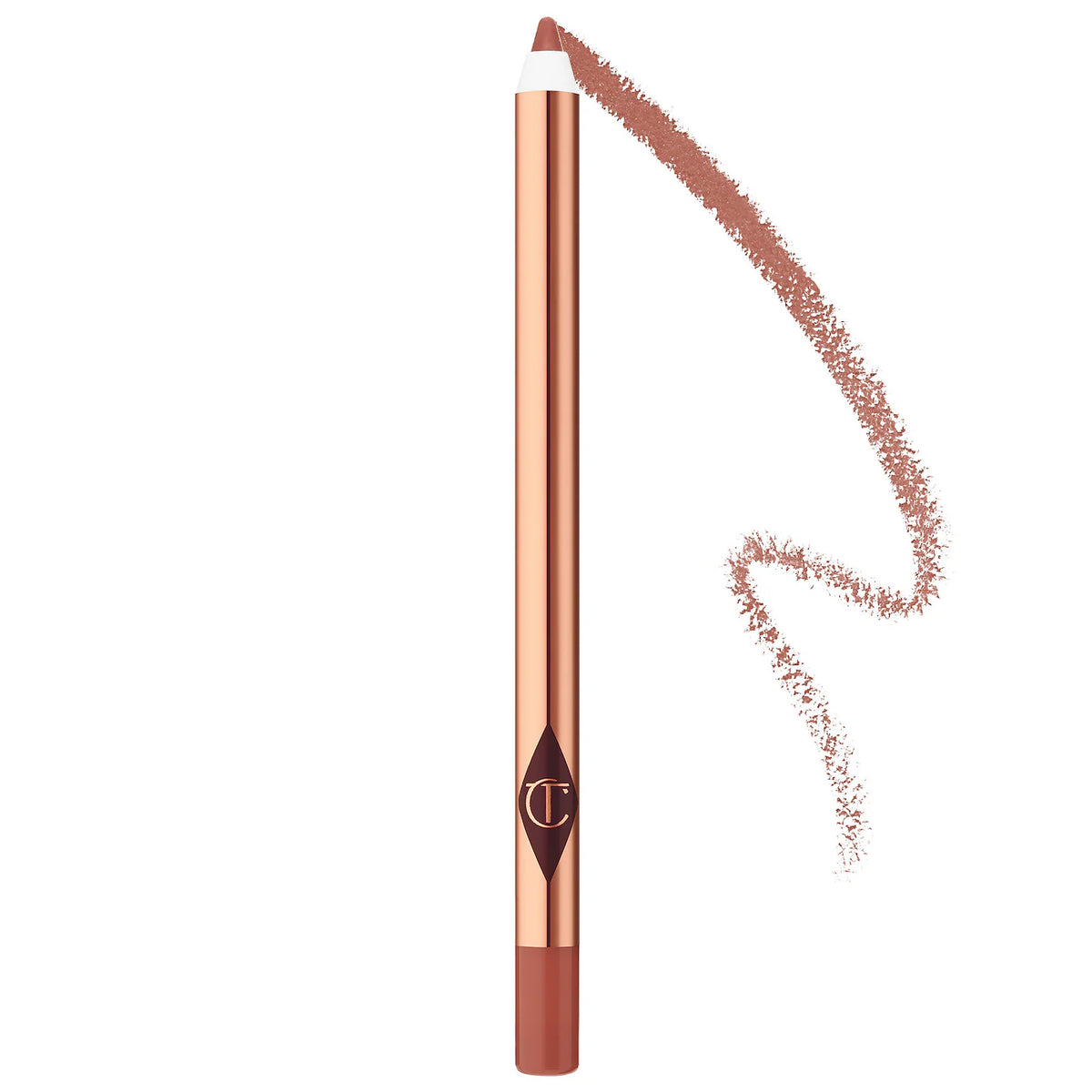 Charlotte Tilbury Lip Cheat, Charlotte Tilbury lip liner, reshape and resize lip liner, long lasting lip pencil, creamy lip liner, waterproof lip liner, lip contour pencil, fuller lips makeup, luxury lip liner, Charlotte Tilbury makeup, matte lip liner, smudge proof lip liner, lip defining pencil, nude lip liner - Makeupstashpk