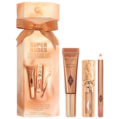 Makeup set, lip and cheek trio, cream blush set, luxury makeup, cheek tint, lip makeup set, beauty gift set, radiant blush, natural makeup look, soft glam makeup, travel makeup kit, makeup collection, women's beauty products, glowing makeup, cream blush and lip color - Makeupstashpk