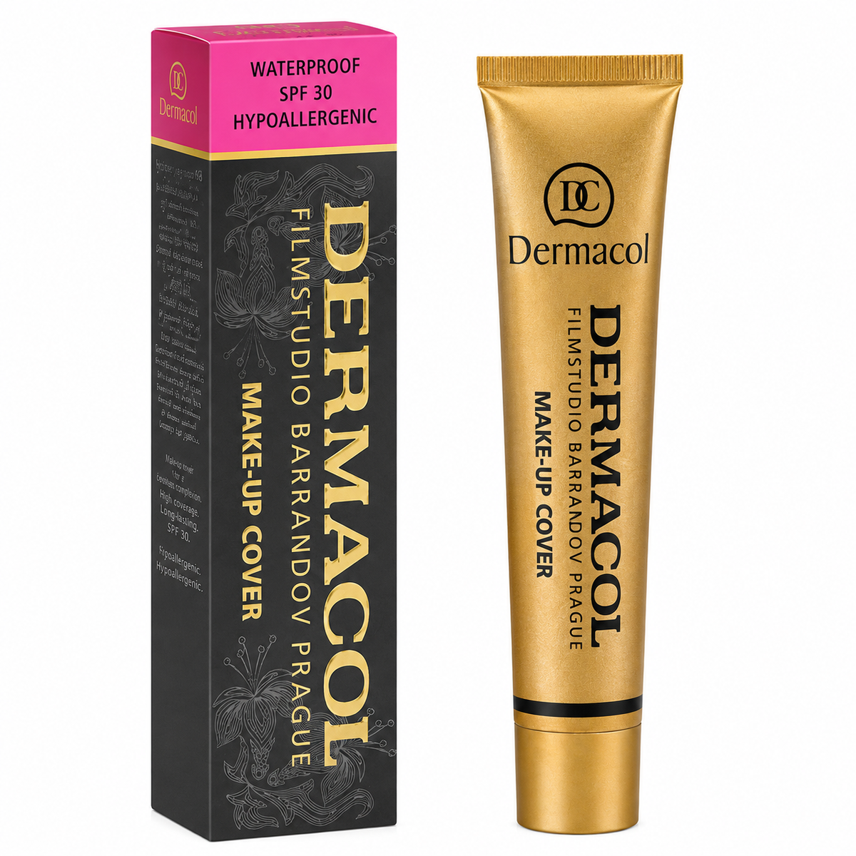 Dermacol Film Studio Barrandov Prague Makeup Cover Waterproof SPF 30 | Full Coverage Foundation (30g)