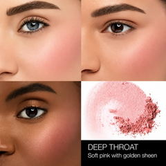 NARS Blush Deep Throat, NARS blush, peachy pink blush, radiant powder blush, luminous blush, NARS Deep Throat blush, glowing cheeks makeup, luxury blush makeup,Makeupstashpk