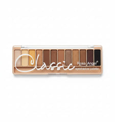 Classic Rosa Angel Eyeshadow Palette – 12 Highly Pigmented Matte & Shimmer Shades