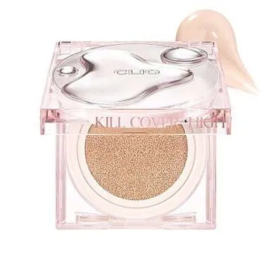 Clio - Kill Cover High Glow Cushion Set (+Refill)  3-BY Linen Spf50+ Pa+++ - Makeup Stash Pakistan 