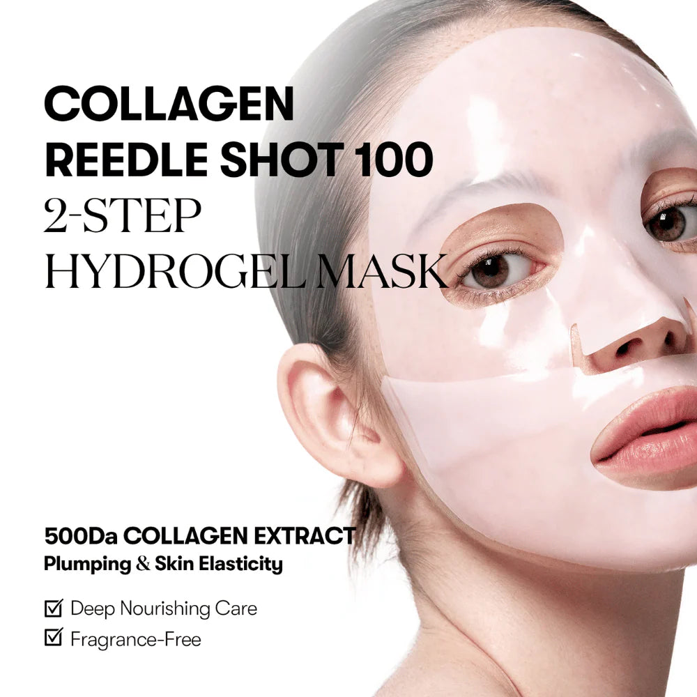 VT Collagen Reedle Shot 100, VT Hydrogel Mask, Korean Skincare Mask, Collagen Face Mask, Reedle Shot Mask, VT Cosmetics, Hydrating Hydrogel mask,Makeupstashpk