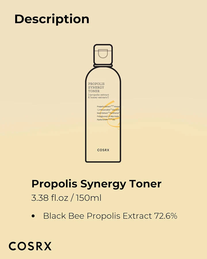 COSRX - Propolis Synergy Toner 150ml - Makeup Stash Pakistan
