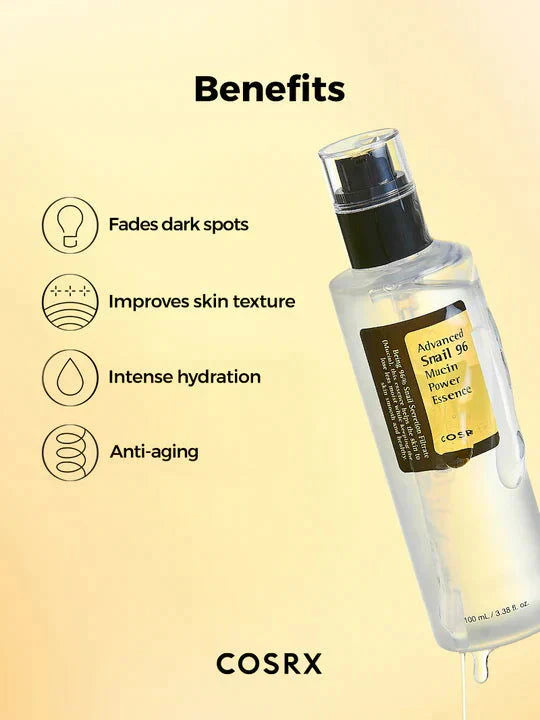 COSRX Advanced Snail 96 Mucin Power Essence 100ml – Hydrating & Repairing Snail Essence