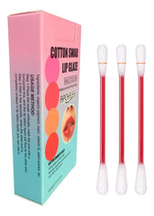 Cotton Swab Lip Glaze Tint/Dye Long Lasting Charming Cigarette Cotton Buds Lipstick 20Pcs - Makeup Stash Pakistan