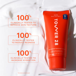 Tower 28 SOS Daily Barrier Recovery Cream 20ml – Hydrating Repair Moisturizer for Sensitive Skin