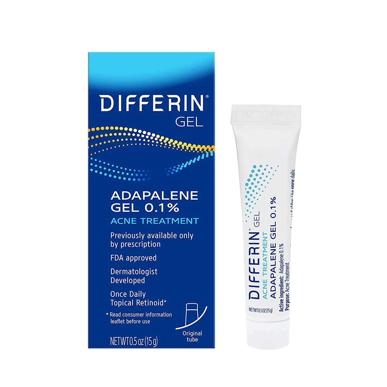 Differin Adapalene Acne Treatment Gel 15g - Makeup Stash Pakistan