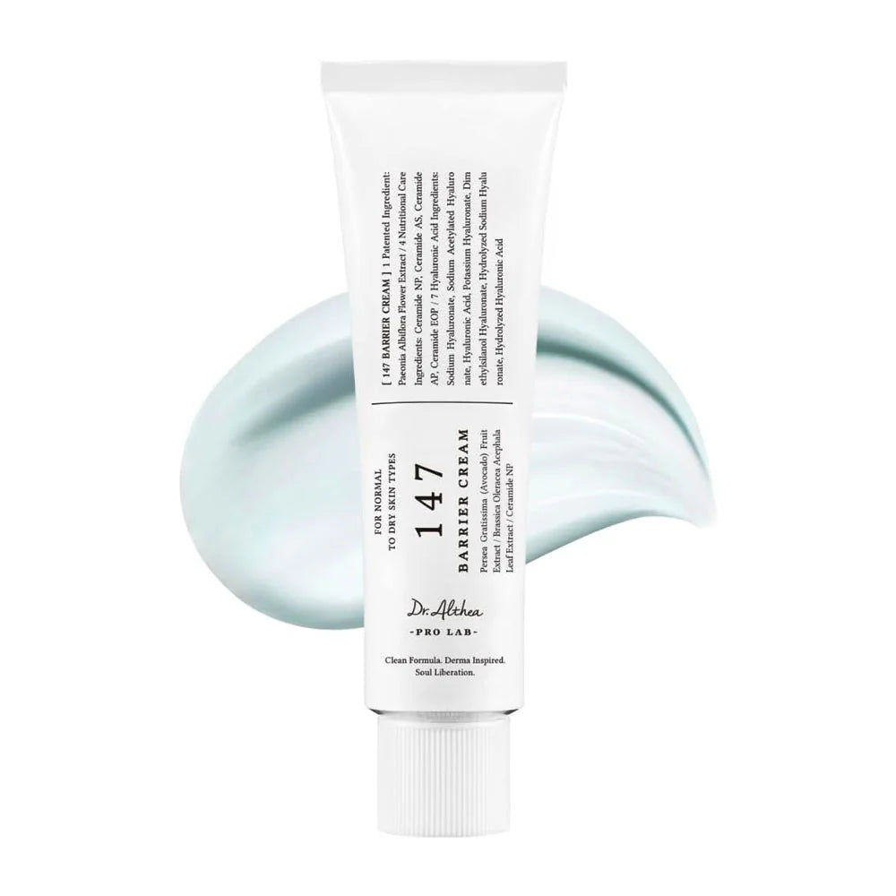 Dr Althea cream, 147 barrier cream, skin barrier repair cream, Korean moisturizer, hydrating face cream, sensitive skin moisturizer, barrier strengthening cream, dry skin cream,Makeupstashpk