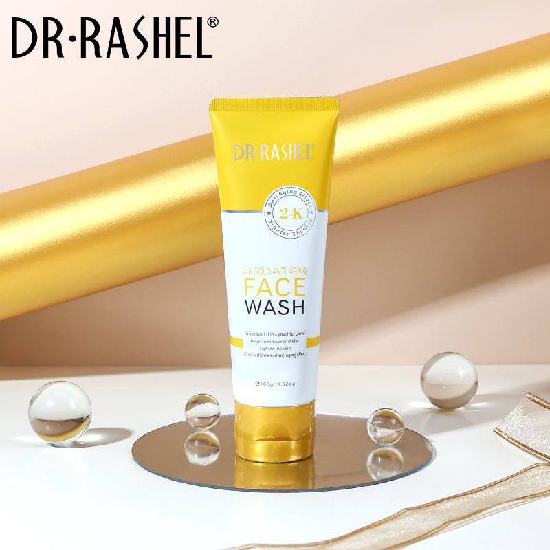 Dr. Rashel 24k Gold Anti-Aging Face Wash - Makeup Stash Pakistan