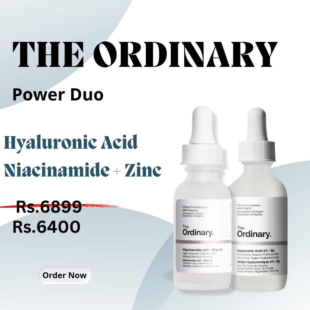 The Ordinary Hyaluronic + Niacinamide Duo. Makeupstash Pakistan. The Ordinary