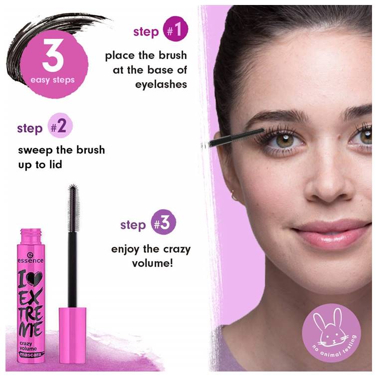 extreme volume mascara, best drugstore mascara, volumizing mascara, dramatic lashes, black mascara, long lashes mascara, affordable makeup, viral mascara - Makeup Stash Pakistan