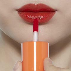 orange ade lip tint, korean lip tint, long lasting lip stain, k beauty lip tint, lightweight lip tint, gradient lips korea, natural lip stain, orange lip tint, etude house tint - Makeup Stash Pakistan