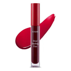 Etude House, Dear Darling Water Gel Tint, Dracula Red, 05 Dracula Red, Korean Lip Tint, K Beauty, Lip Tint, Water Gel Tint, Long Lasting Lip Tint, Hydrating Lip Tint, Burgundy Lip Tint, Red Lip Tint, Glossy Lip Tint - Makeupstashpk