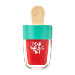 korean lip tint, water gel lip tint, rd307 ice cream tint, long lasting lip tint, etude house dear darling, k beauty lip tint, natural lip stain, gradient lip makeup, red lip tint korea - Makeup Stash Pakistan