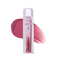 Etude House lip tint, pink lip tint, Over Glowy Tint, glossy lip tint, Korean lip tint, hydrating lip tint, K-beauty makeup, juicy lip tint, glassy lip gloss, non sticky lip tint, everyday pink lip tint, brightening lip color - Makeup Stash Pakistan